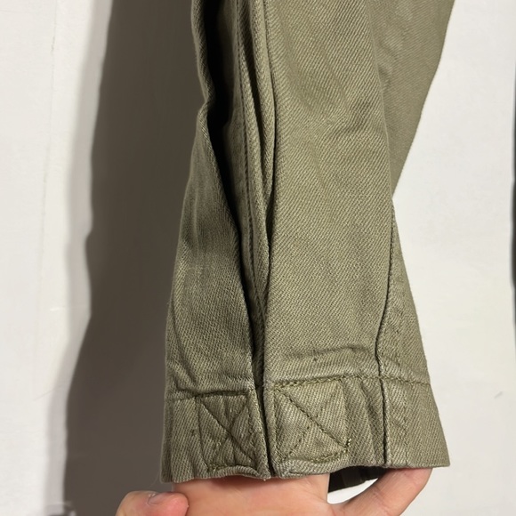 Banana Republic Utility High Rise Cargo Pants Surplus Green Size 10 - Picture 6 of 14
